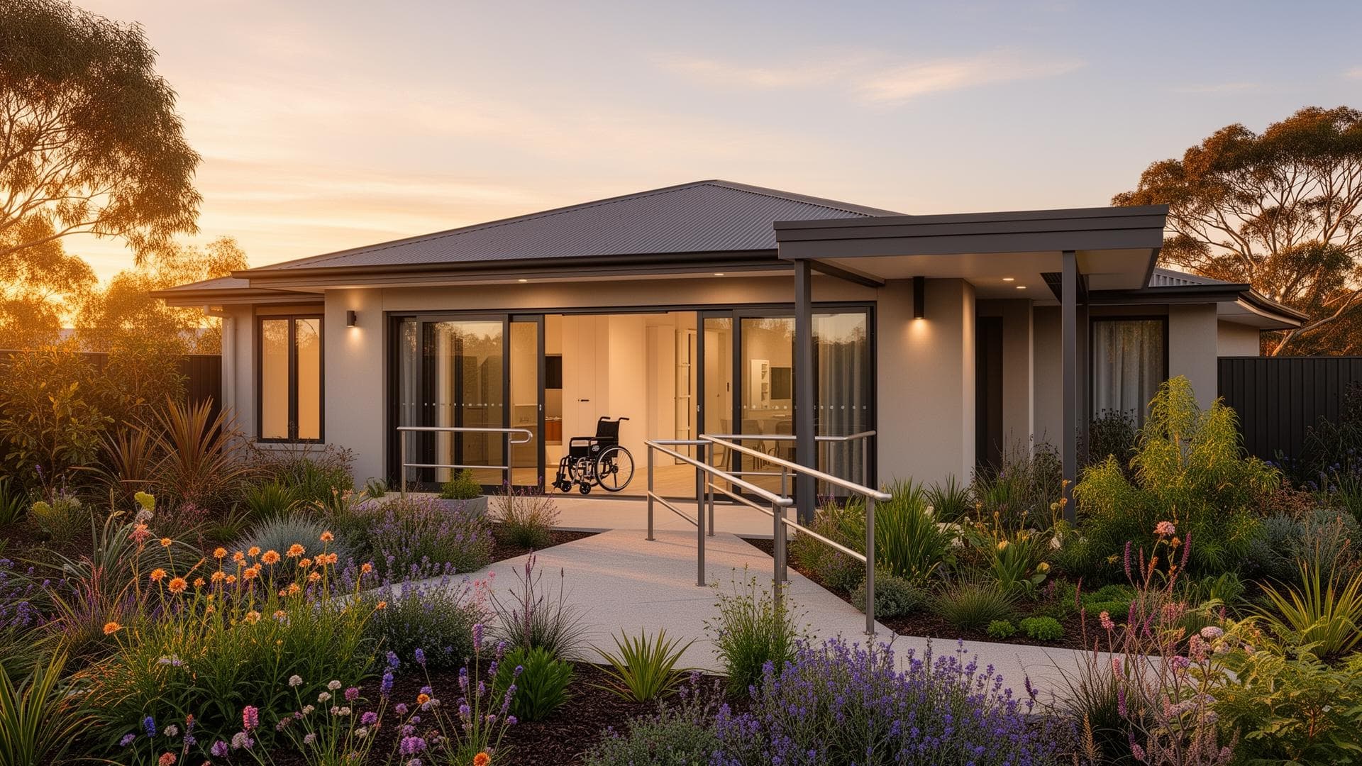 Modern accessible SDA home